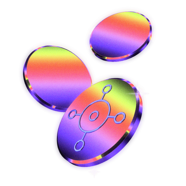 市場を覗き込んでいる人のイラスト、イーサリアムを表現