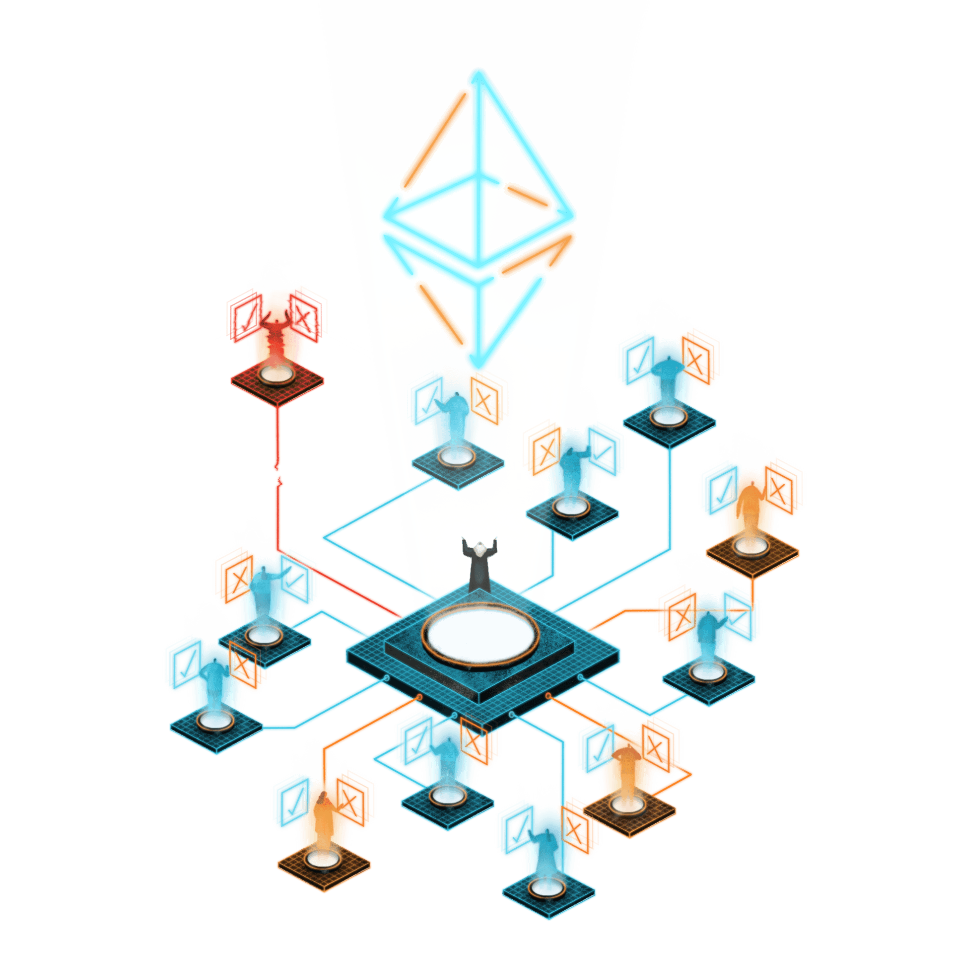 提案に対する分散型自律組織(DAO)投票